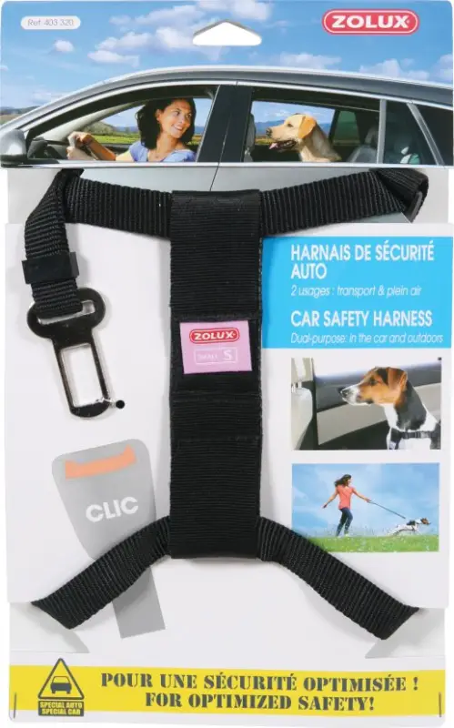 Zolux – Harnais de S&eacute;curit&eacute; Auto pour Chien Usine Directe