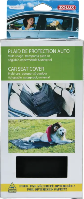 Zolux – Plaid de Protection Auto R&eacute;glable pour Chien Prix Promo