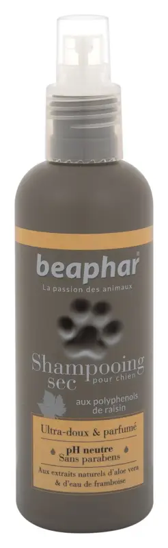 Beaphar – Spray Shampoing Sec Ultra-doux et Parfum&eacute; pour Chien – 200ml Meilleur Prix
