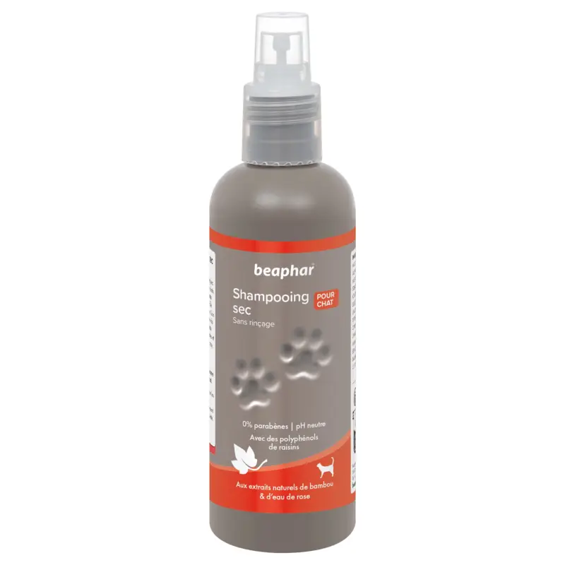 Bon Plan Beaphar – Spray Shampoing Sec parfum&eacute; pour Chat – 200ml