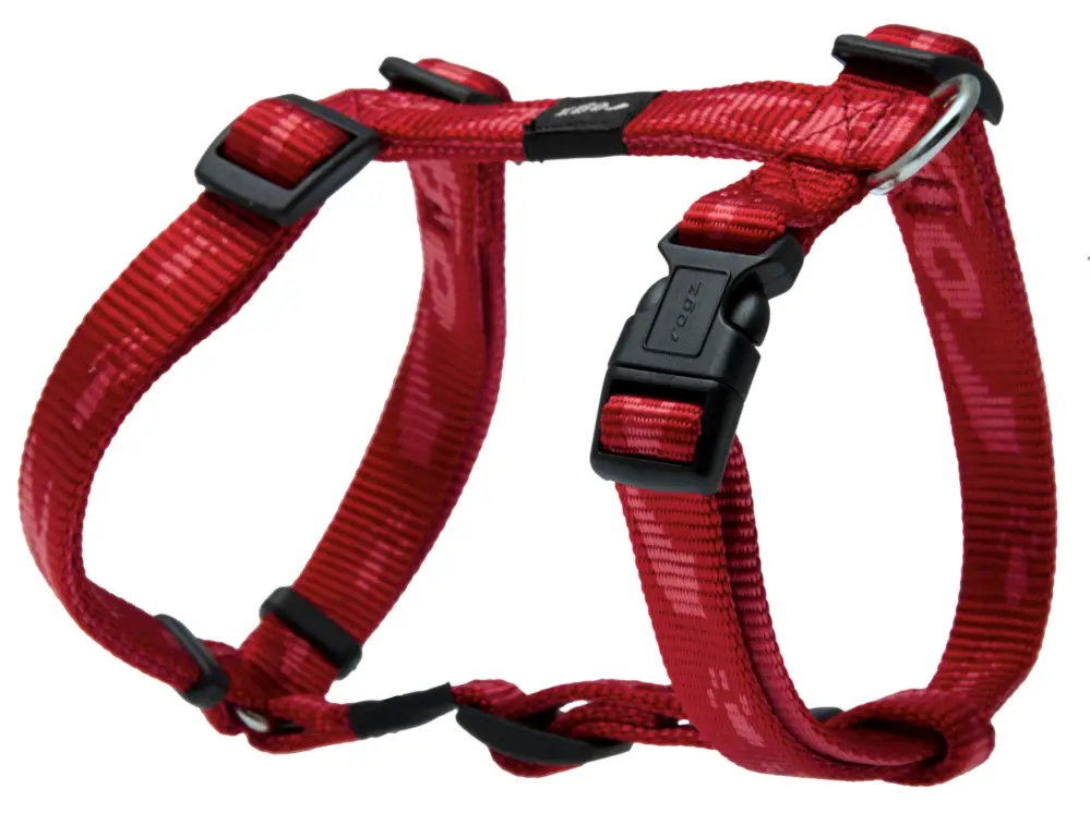 Rogz – Harnais en Nylon Rouge pour Chiens Offre Spéciale
