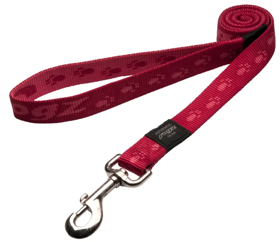 Rogz – Laisse Simple Alpinist Rouge pour Chiens Top Vente