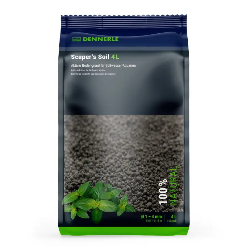 Marque Dennerle - Sol Nutritif Actif Scaper's Soil Eau Douce - 4L