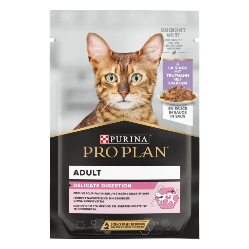 Pro Plan - Bouchée en Sauce Delicate à la Dinde pour Chat - 85g Petit Prix