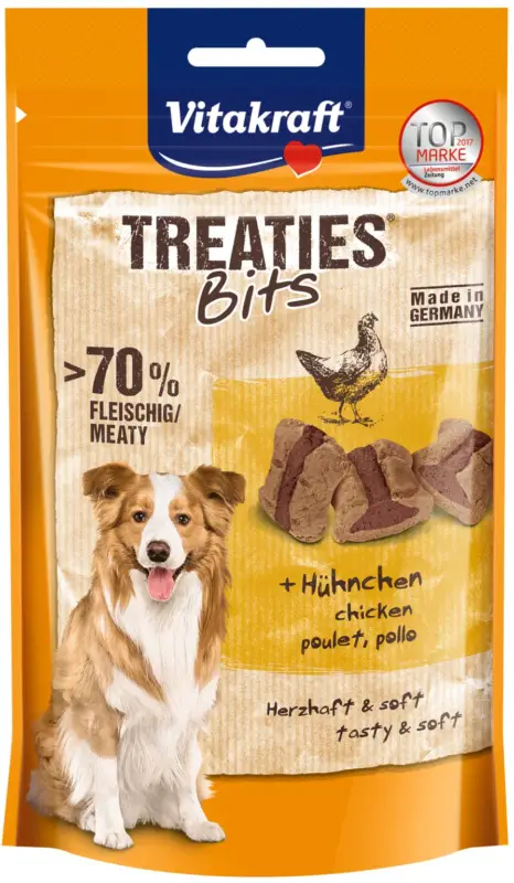 Vitakraft – Friandises Treaties Bits au Poulet et Bacon pour Chien – 120g Dernière Chance