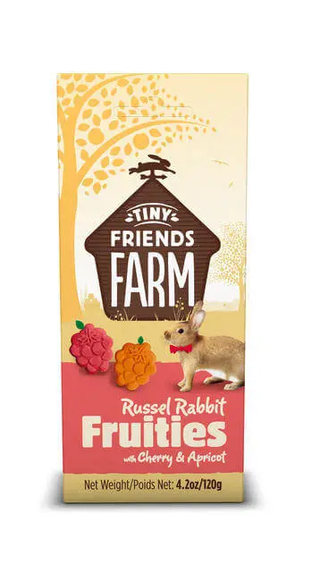 Vente Flash Tiny Friends Farm – Biscuits aux Cerises et Abricots pour Lapin – 120g