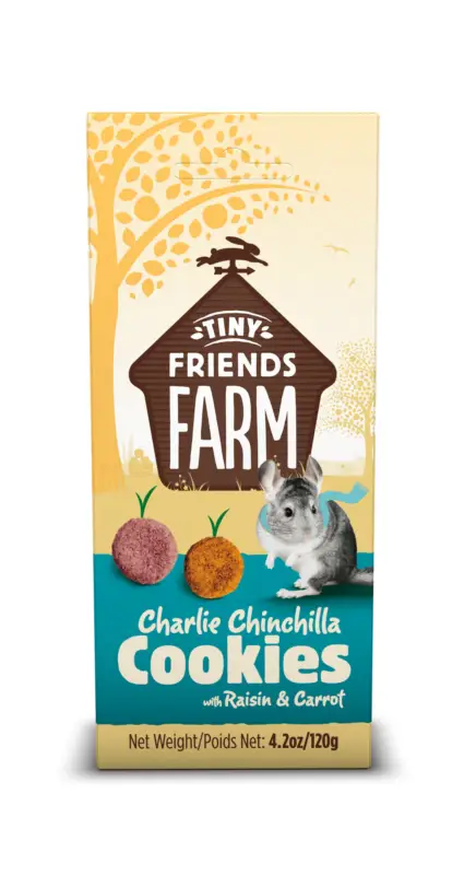Dernière Chance Tiny Friends Farm - Friandises Cookies pour Chinchilla - 120g