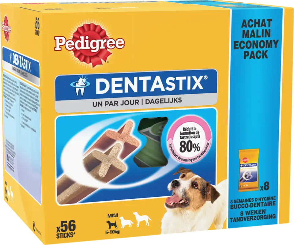 Pedigree - Friandises Dentastix de 56 Sticks pour Chien de Petite Taille - 880g Meilleure Vente