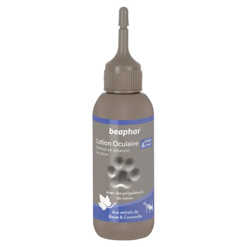 Paiement Sécurisé Beaphar - Lotion Oculaire extraits naturels de bleuet & camomille - 125 ml