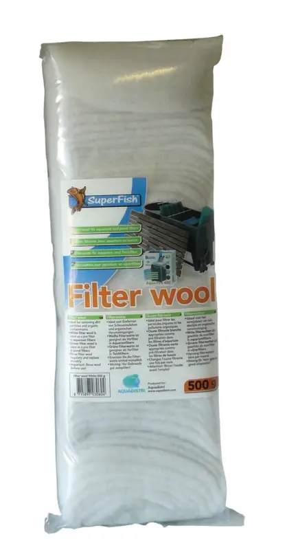 Superfish - Ouate de Filtration Blanche pour Filtre Promotion Saisonnière