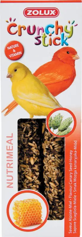 Zolux – Friandises Crunchy Stick Alpiste et Miel pour Canaris – 85g Solde