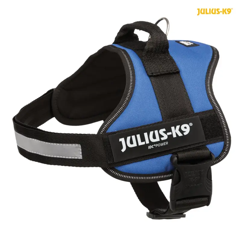 Julius K9 - Harnais K9 Power M/0: 58–76 cm/40 mm Bleu Achetez Aujourd'hui