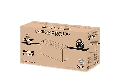 Ciano - Aquarium Emotions Nature Pro 100 - Noir Nouvelle Collection