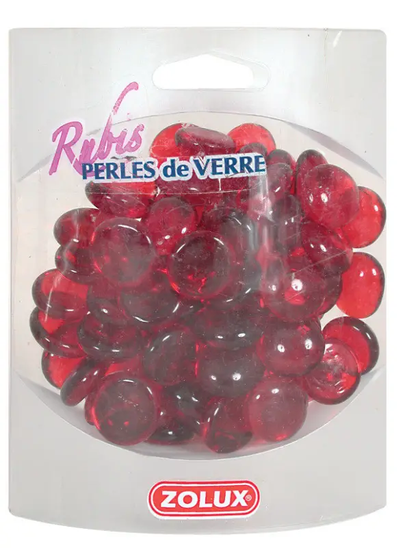 Zolux – Perles de Verre Rubis – 390g Vente Flash