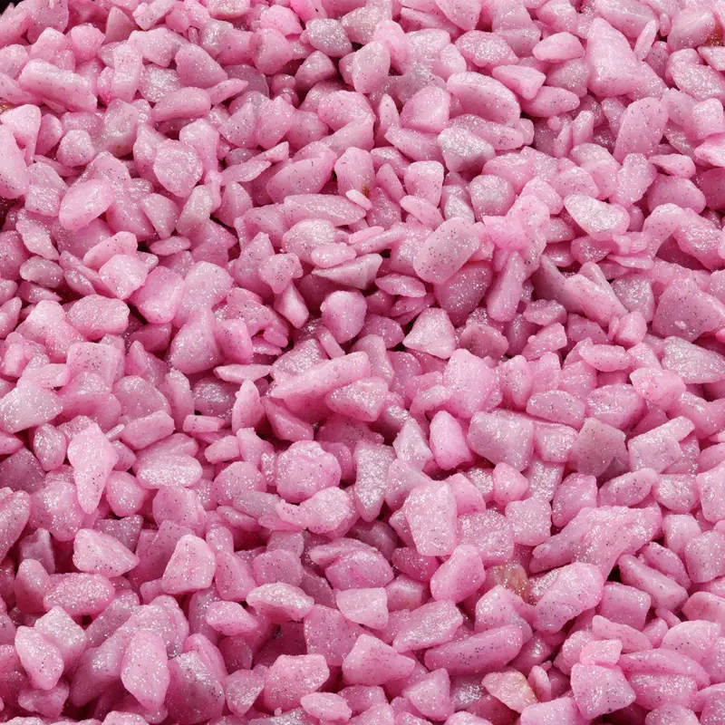 Aquadella - Graviers Glamour Stone Rose pour Aquarium - 2Kg Paiement Sécurisé