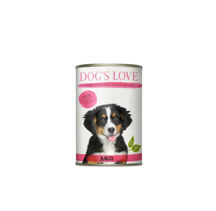 Prix Promo Dog's Love – Bo&icirc;te Menu Complet 100% Naturel au B&oelig;uf pour Chiot