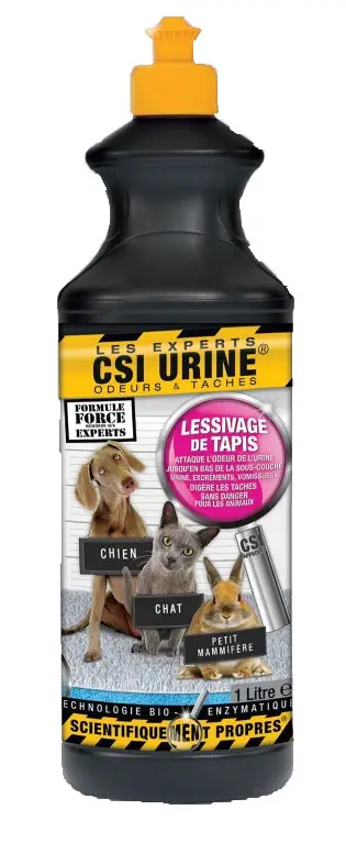 CSI Urine - Nettoyant Lessivage de Tapis - 1L Réduction