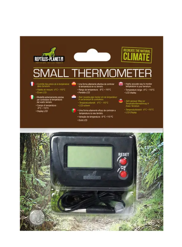 Reptiles Planet – Thermom&egrave;tre Digital Small Thermometer pour Terrarium Promotion