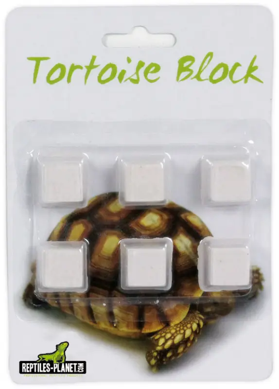 Reptiles Planet - Blocs de Calcium Tortoise Block pour Tortue Terrestre - x6 Must-Have