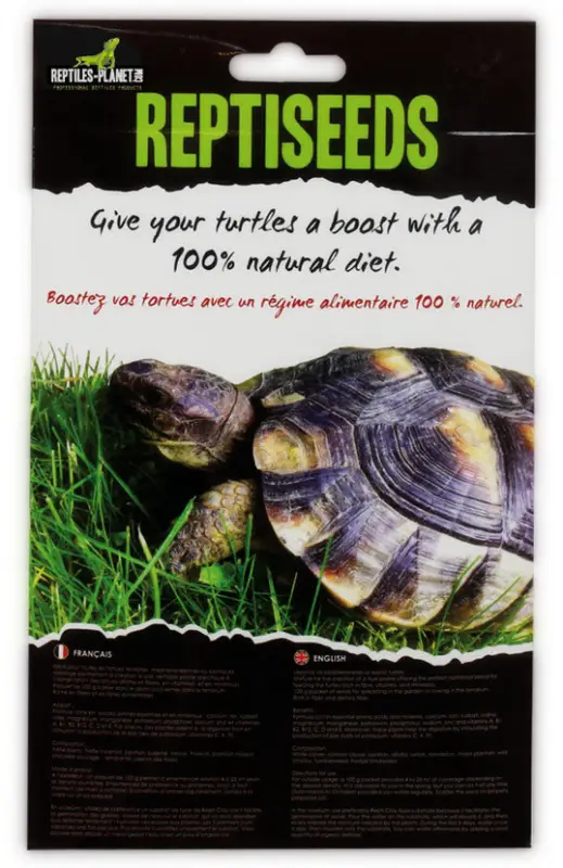 Bon Marché Reptiles Planet - Mélange de Graines Reptiseeds pour Tortue Terrestre - 100g