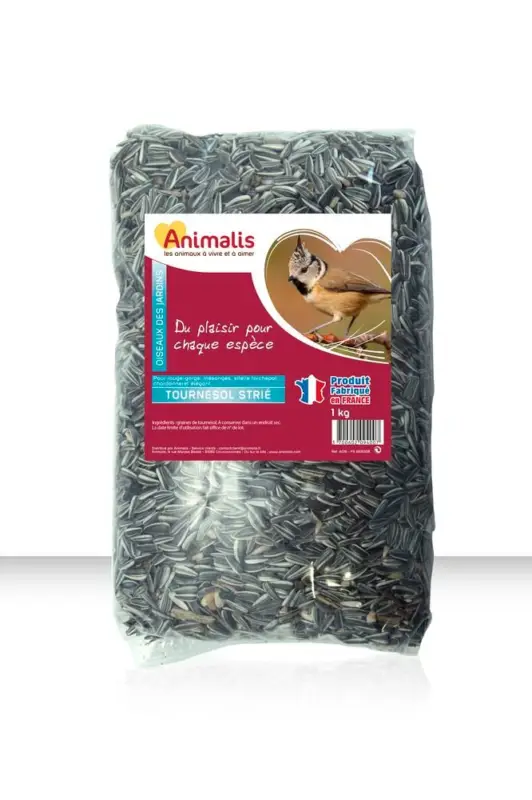 Animalis - Tournesol Strié pour Oiseaux des Jardins Prix Bas