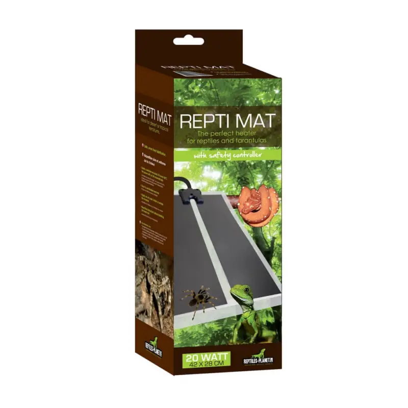 Offre Du Jour Reptiles Planet – Plaque Chauffante Repti Mat pour Terrarium – 20W