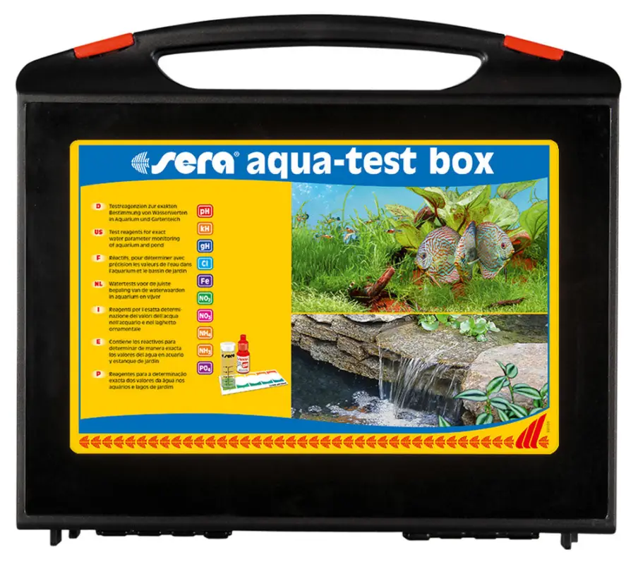 Prix Promo Sera - Test d'Eau Aqua-test Box (+Cl) pour Aquarium