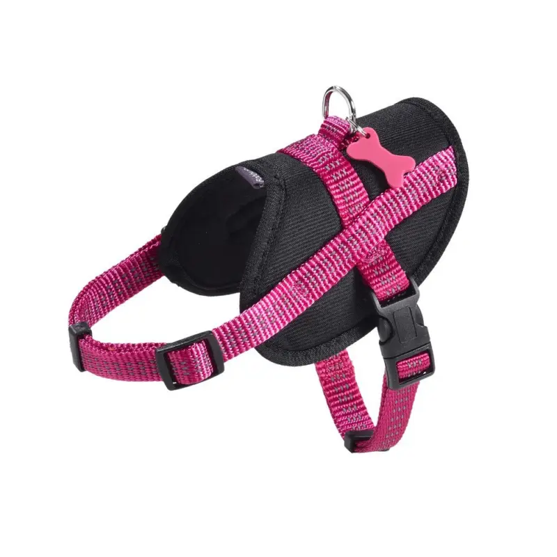 Bobby - Harnais Easy Safe Fushia pour Chiens - M Offre Limitée
