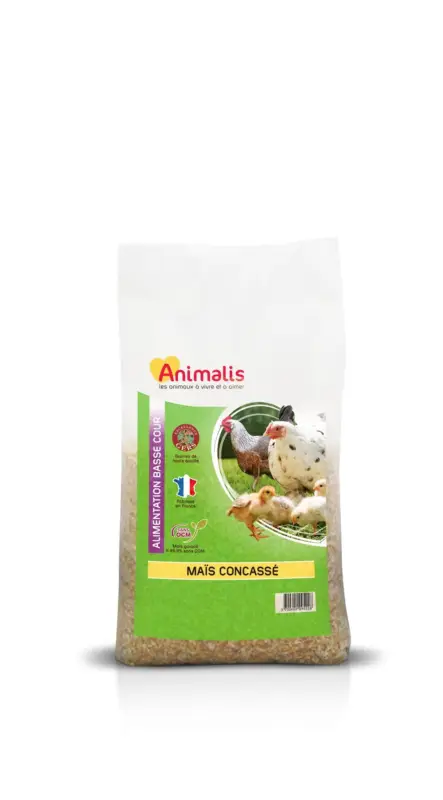 Super Prix Animalis – Ma&iuml;s Concass&eacute; pour Basse Cour – 4Kg