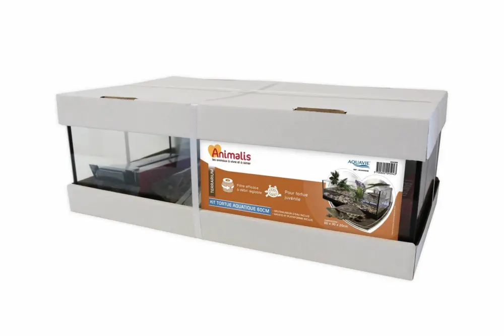 Meilleur Prix Animalis – Kit Tortue Aquatique – 60