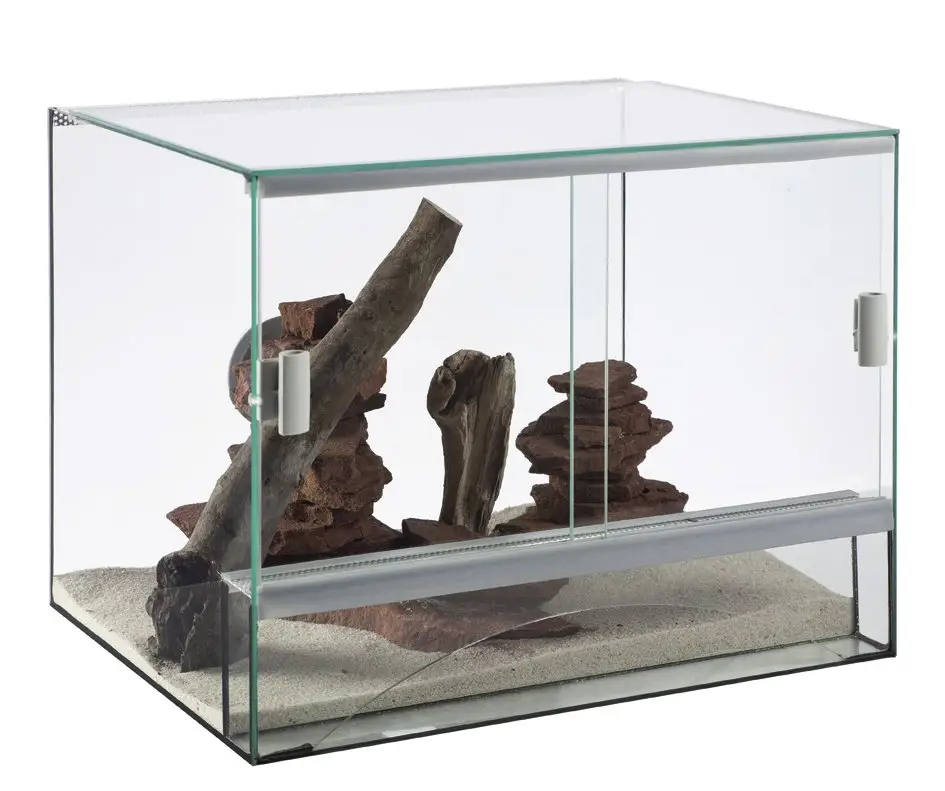 Achetez Aujourd'hui Aquavie - Terrarium en Verre pour Reptiles et Amphibiens - 120x50x60cm