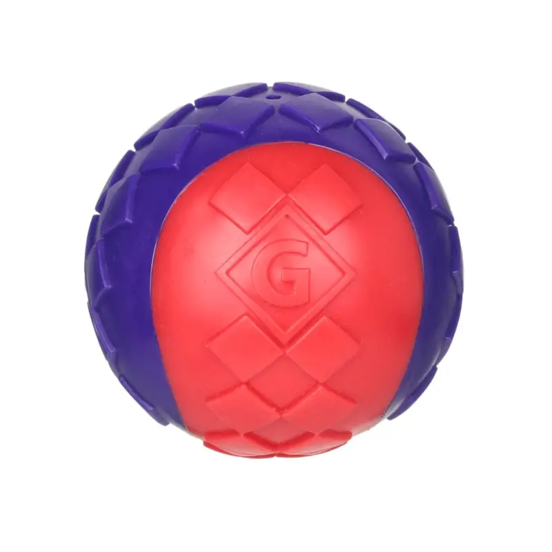 Prix Choc Animalis – Jouet Balle Sonore Gigwi en Rouge pour Chien – M