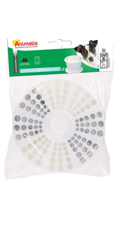 Retour Gratuit Animalis – Cartouche pour Fontaine &agrave; Eau – x2