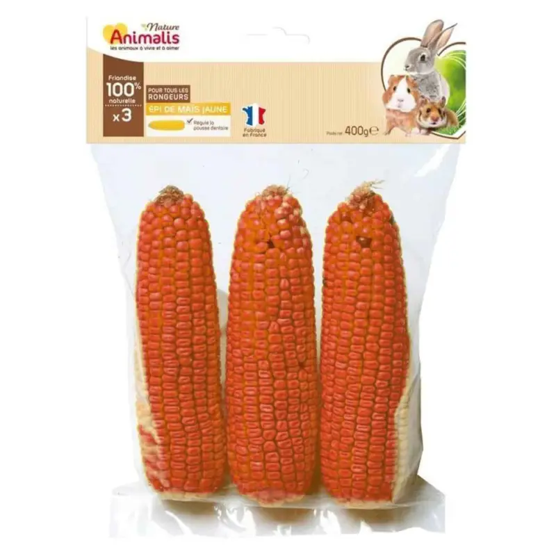 Meilleur Choix Animalis Nature – &Eacute;pi de Ma&iuml;s pour Rongeur – x3