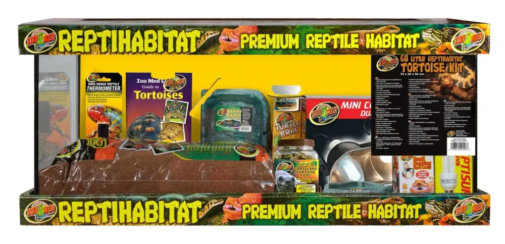 Promotion Zoomed - Kit Tortues Terrestres Premium Reptile Habitat - 68L