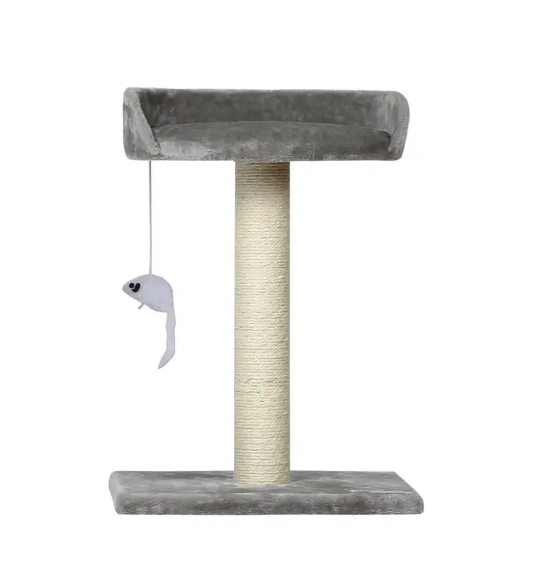 Prix Réduit Animalis – Arbre &agrave; Chat Poteau avec Sofa – Gris