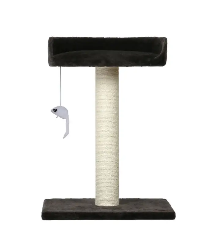 Animalis - Arbre à Chat Poteau avec Sofa - Noir Dernière Chance