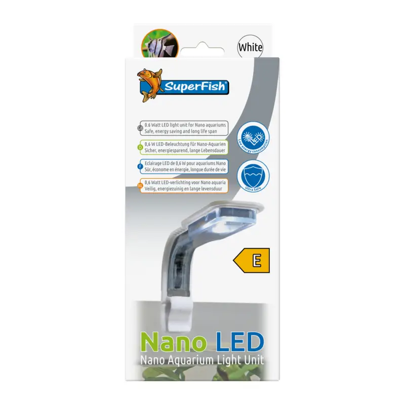 Remise Superfish - Eclairage Nano Led Blanc pour Aquarium - 23cm