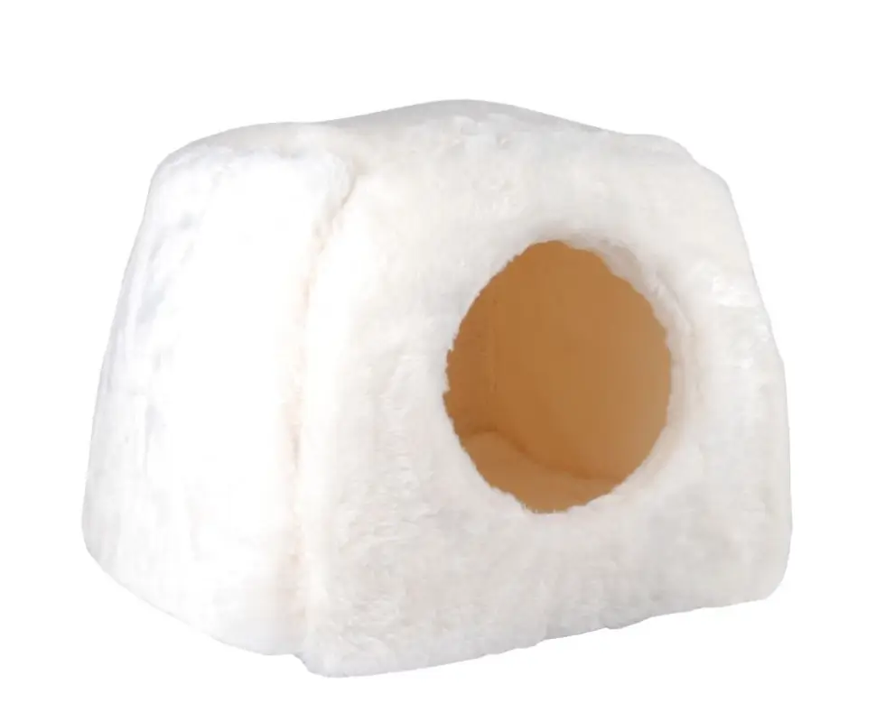 Prix Cassé Cats In Love – Igloo Pelty pour Chats – Blanc