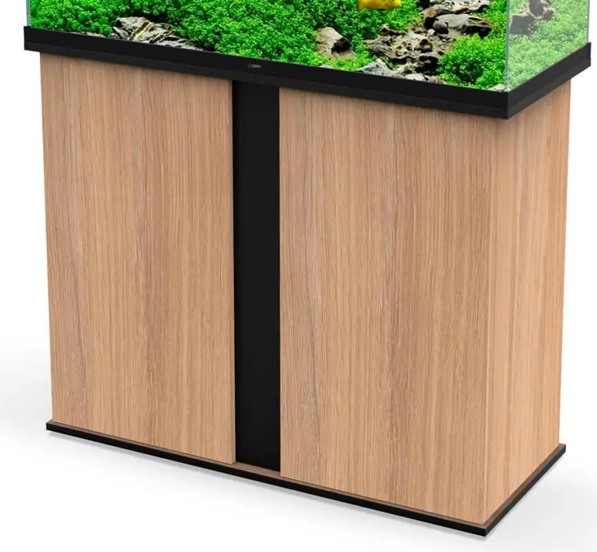 Ciano - Meuble Stand Emotions Nature Pro 100 pour Aquarium - Noir Usine Directe