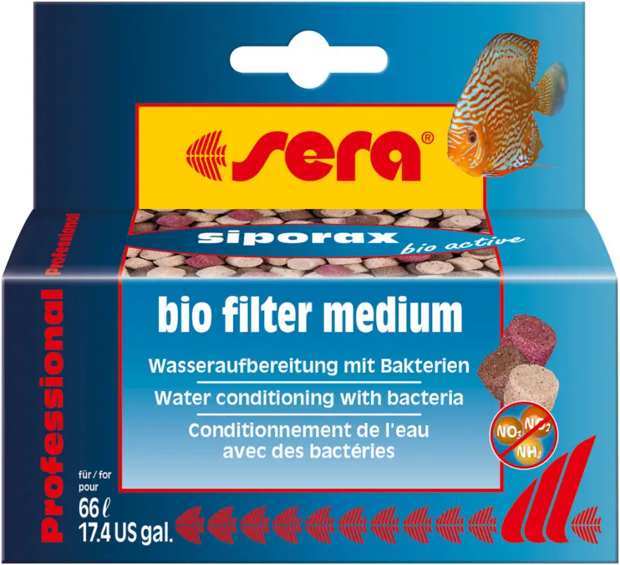 Meilleur Choix Sera - Conditionneur d'Eau en Granulés Siporax Bio Active pour Aquarium - 35g