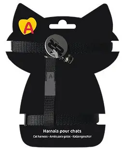 Solde Animalis – Harnais Basic pour Chat – Noir