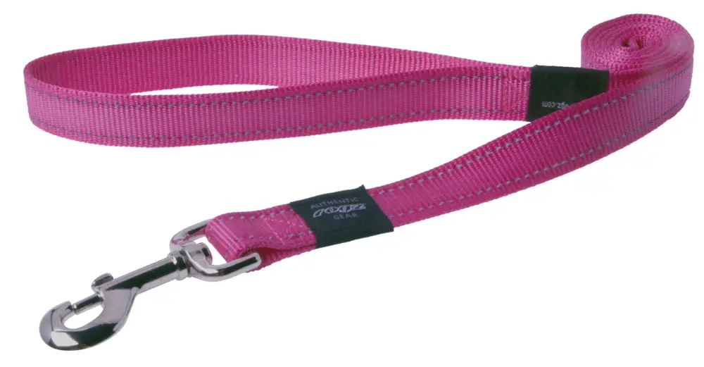 Prix Promo Rogz - Laisse Utility Rose pour Chiens