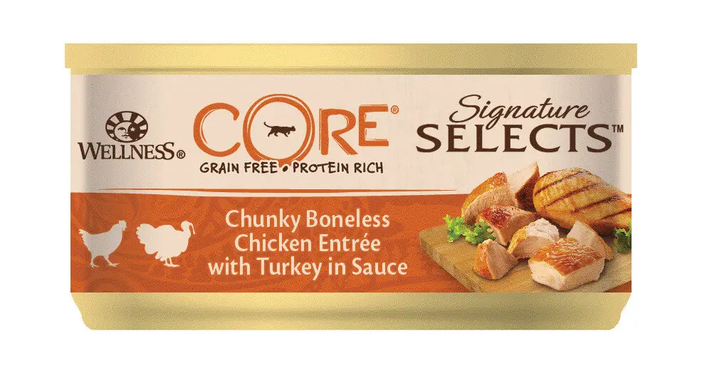Wellness CORE - Pâtée Signature Selects Poulet et Dinde pour Chat - 79g Offre Spéciale
