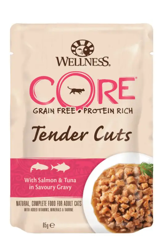 Affaire À Saisir Wellness CORE – Repas Tenders Cuts au Thon pour Chat – 85g