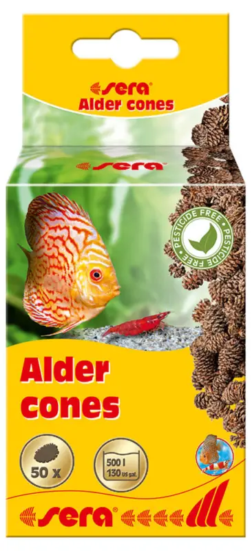 Authentique Sera - Bogues d'Aulne pour Aquarium d'Eau Douce - x50