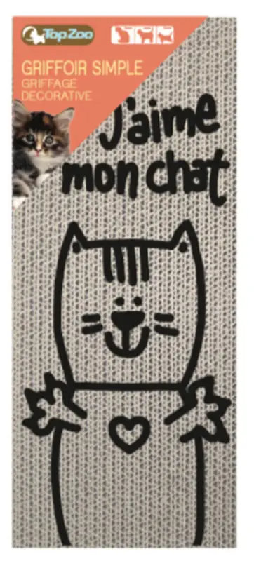 Nouvelle Collection Topzoo - Griffoir J'aime Mon Chat