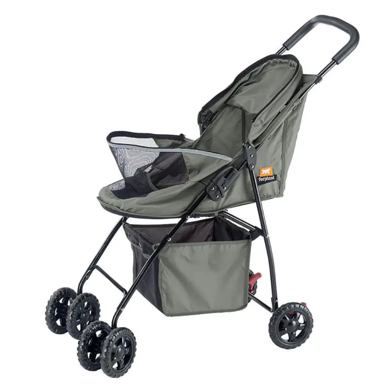 Ferplast - Poussette Globetrotter pour Chiens - 80x42x95cm Expédié Aujourd'hui