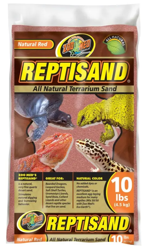 Achetez Aujourd'hui Zoomed - Sable Reptisand Naturel Rouge pour Reptiles - 4,5Kg