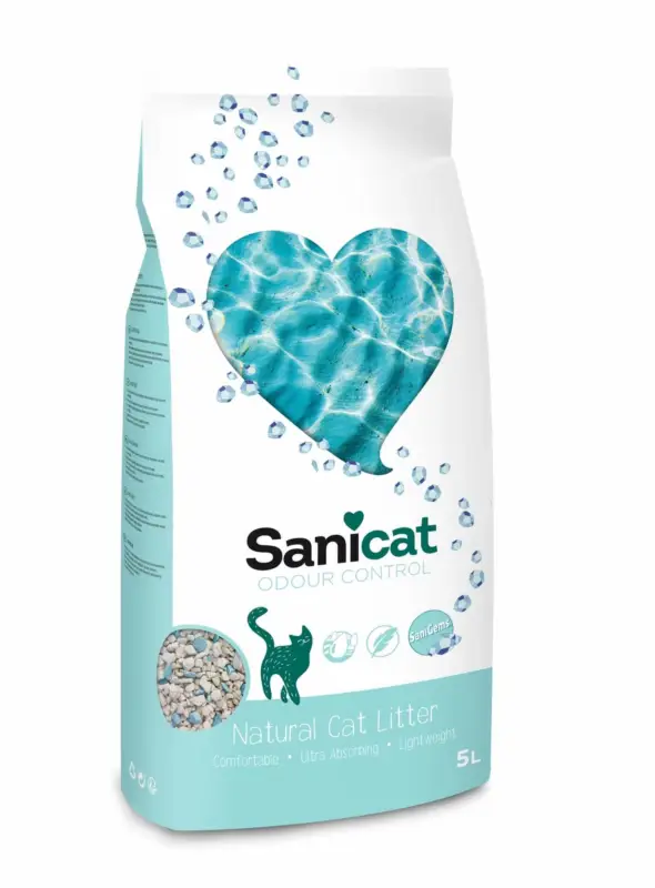 Bon Marché Sanicat – Liti&egrave;re Odour Control pour Chat – 5L
